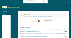 Desktop Screenshot of foros.blogdeviajes.net