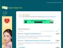 Tablet Screenshot of foros.blogdeviajes.net